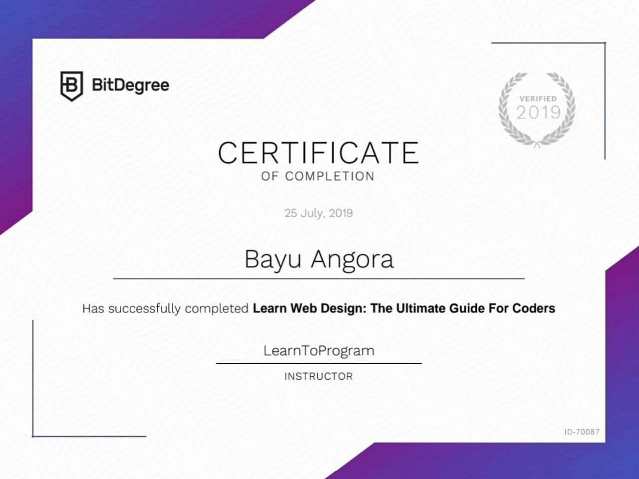 BitDegree | Learn Web Design | Bayu Angora