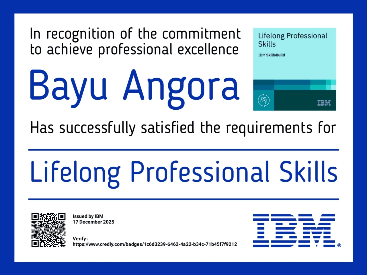 IBM | Professional | Bayu Angora